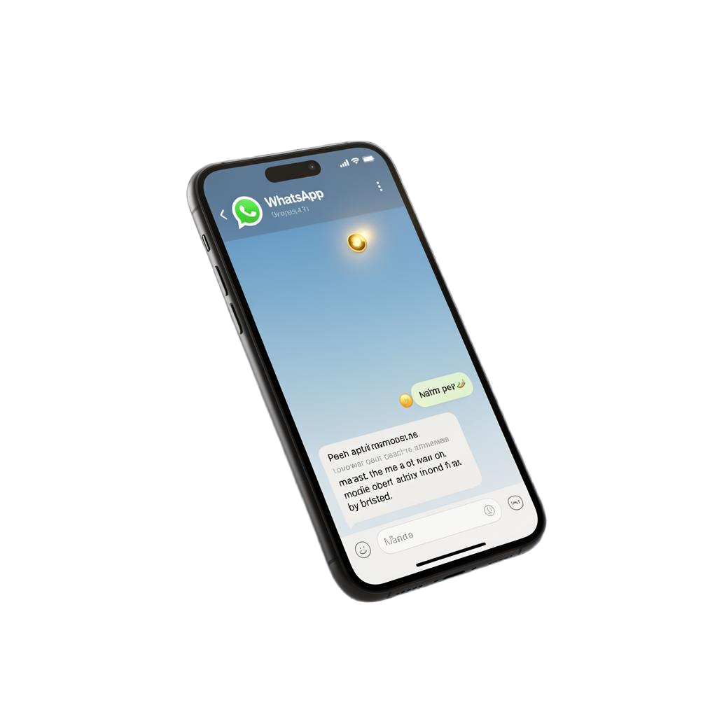 WhatsApp Missionário no celular